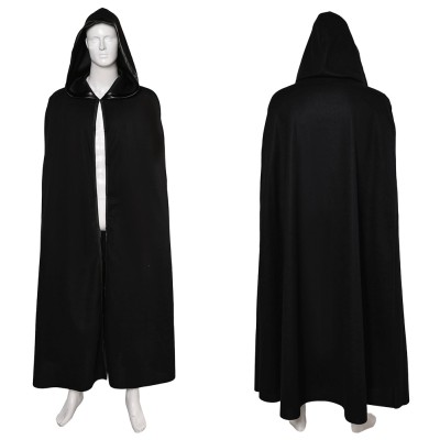 Ahsoka Baylan Skoll Black Jedi Cloak Party Cosplay Costume Halloween Carnival