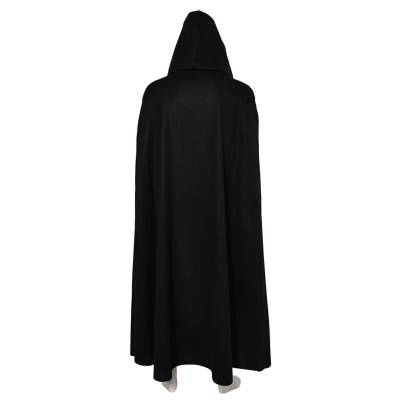 Ahsoka Baylan Skoll Black Jedi Cloak Party Cosplay Costume Halloween Carnival