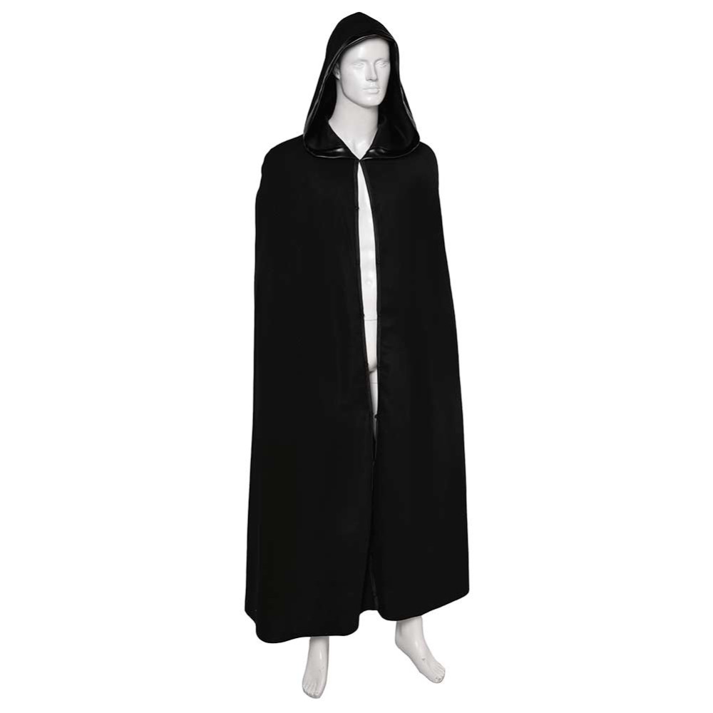 Ahsoka Baylan Skoll Black Jedi Cloak Party Cosplay Costume Halloween Carnival