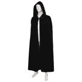 Ahsoka Baylan Skoll Black Jedi Cloak Party Cosplay Costume Halloween Carnival