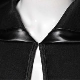 Ahsoka Baylan Skoll Black Jedi Cloak Party Cosplay Costume Halloween Carnival