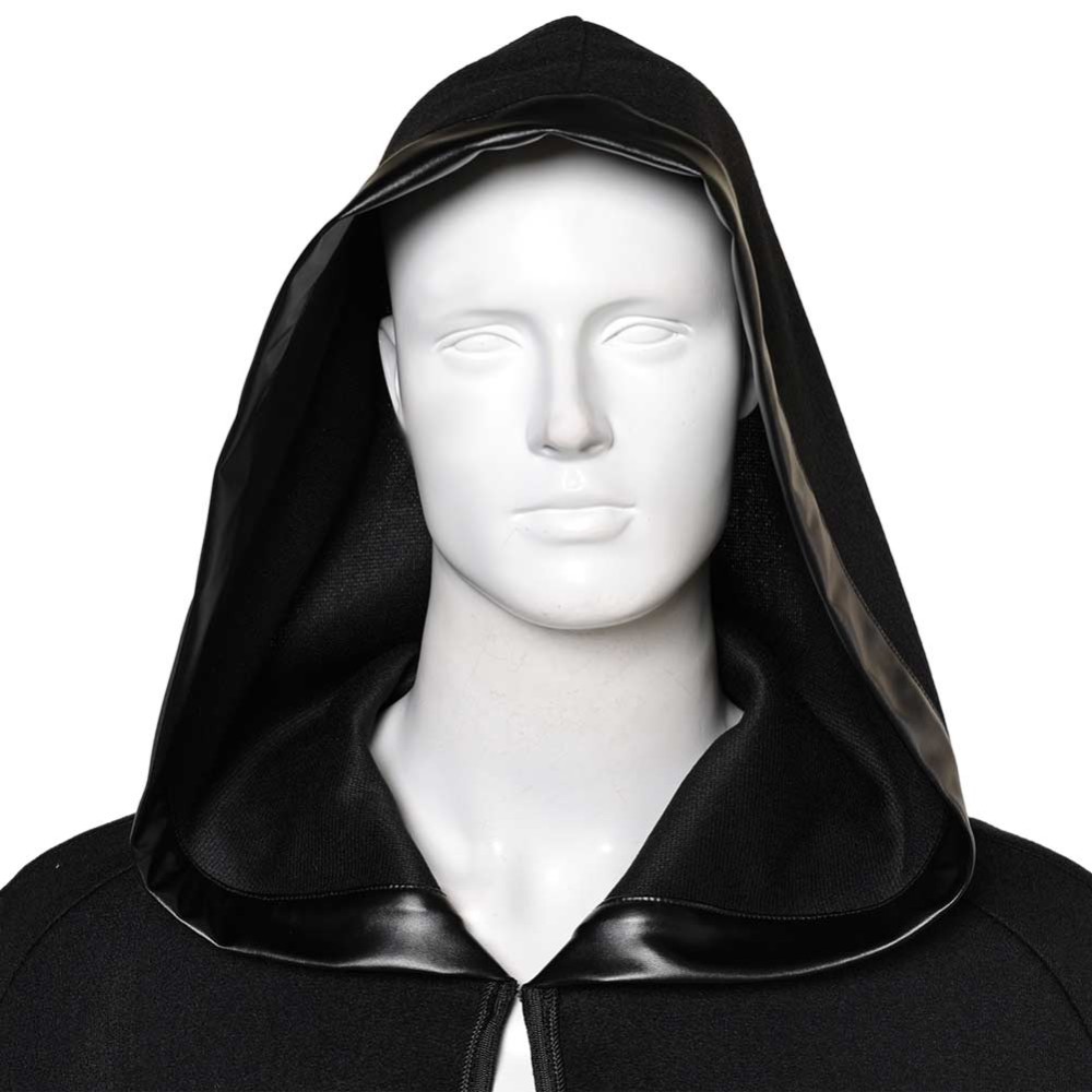 Ahsoka Baylan Skoll Black Jedi Cloak Party Cosplay Costume Halloween Carnival