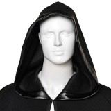 Ahsoka Baylan Skoll Black Jedi Cloak Party Cosplay Costume Halloween Carnival