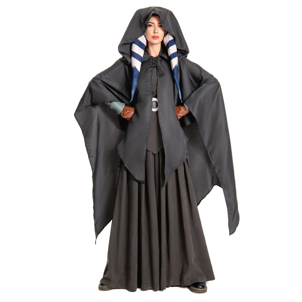 Ahsoka Ahsoka Tano Cloak Suit Cosplay Costume Halloween Carnival Outfit