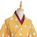 Agatsuma Zenitsu Kimono Festival Dress Party Cosplay Costume Halloween Carnival Outfit