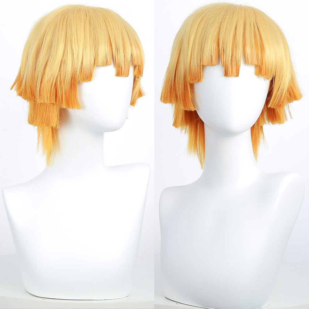 Agatsuma Zenitsu Suit Cosplay Costume Halloween Carnival Outfit