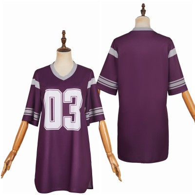 Agatha All Along (2024) Agatha Harkness Purple T-shirt Cosplay Costume Halloween Carnival