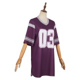 Agatha All Along (2024) Agatha Harkness Purple T-shirt Cosplay Costume Halloween Carnival
