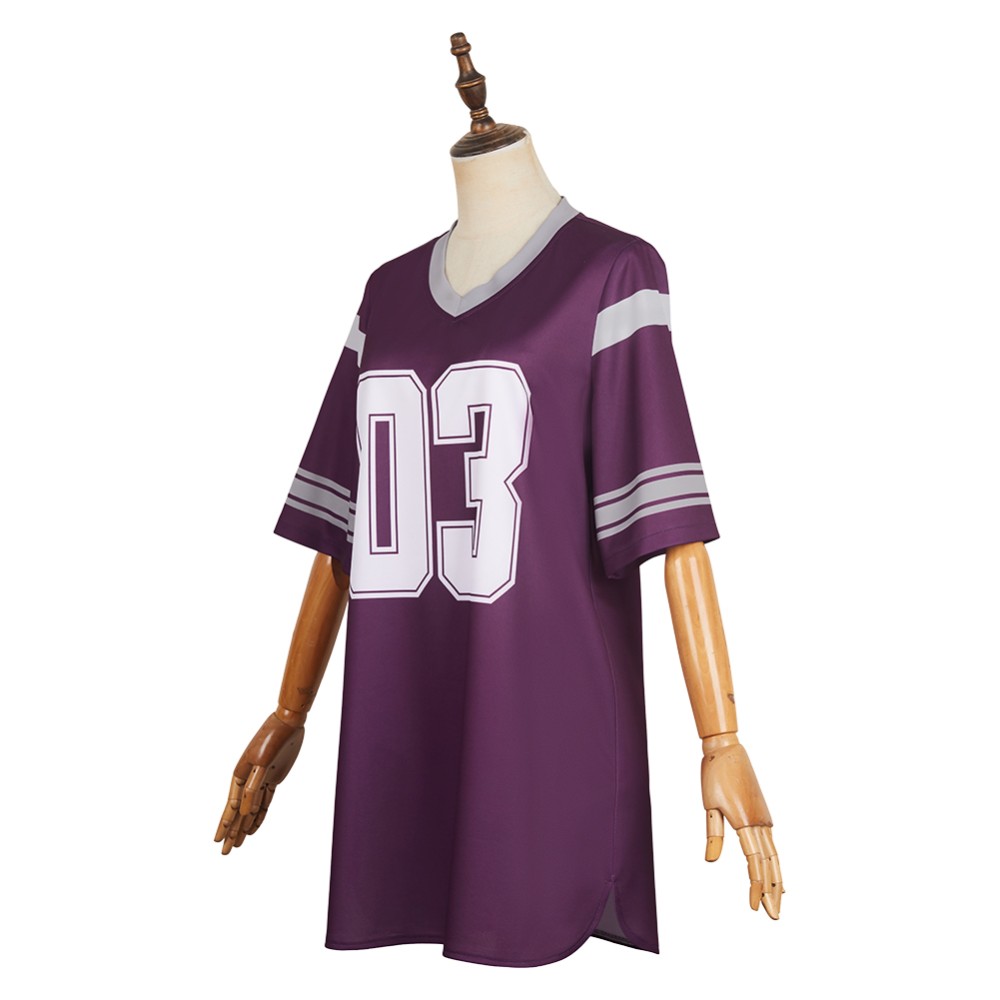 Agatha All Along (2024) Agatha Harkness Purple T-shirt Cosplay Costume Halloween Carnival