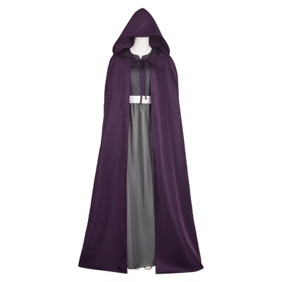Agatha: Darkhold Diaries (2024) Agatha Harkness Grey Cloak Set Cosplay Costume Halloween Carnival Outfit