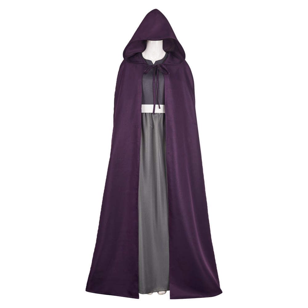 Agatha: Darkhold Diaries (2024) Agatha Harkness Grey Cloak Set Cosplay Costume Halloween Carnival Outfit