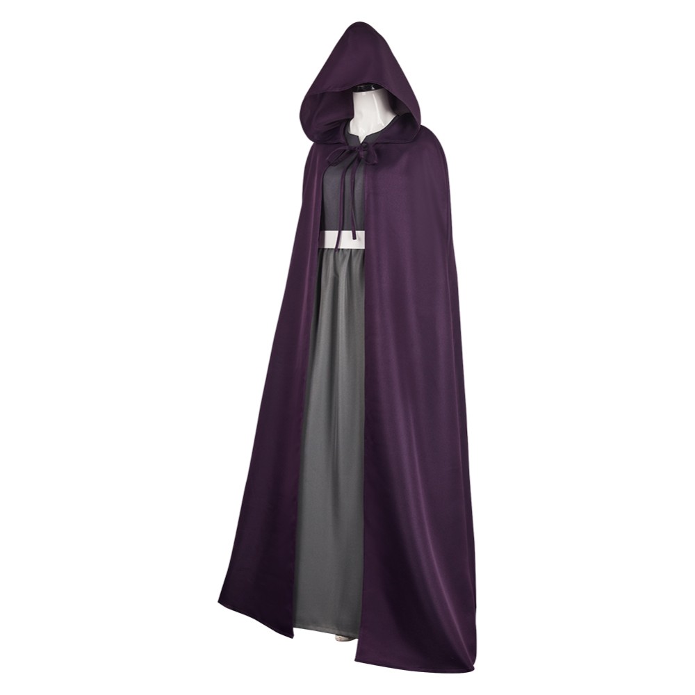 Agatha: Darkhold Diaries (2024) Agatha Harkness Grey Cloak Set Cosplay Costume Halloween Carnival Outfit