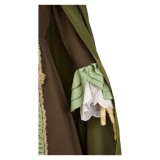Agatha All Along Rio Vidal Green Cloak Dress Cosplay Costume Halloween Carnival Outfit