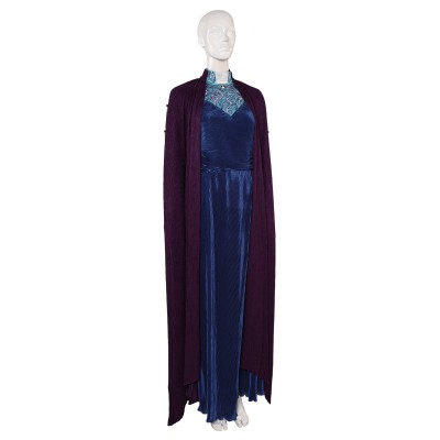 Agatha All Along Agatha Harkness Cloak Dress Set Suit Cosplay Costume Halloween Carnival Outfit