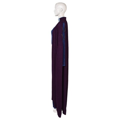 Agatha All Along Agatha Harkness Cloak Dress Set Suit Cosplay Costume Halloween Carnival Outfit