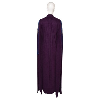 Agatha All Along Agatha Harkness Cloak Dress Set Suit Cosplay Costume Halloween Carnival Outfit