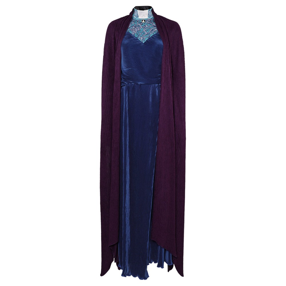 Agatha All Along Agatha Harkness Cloak Dress Set Suit Cosplay Costume Halloween Carnival Outfit