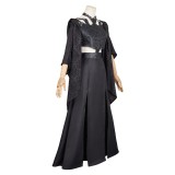 Agatha All Along (2024) Rio Vidal Death Women Black Dress Cosplay Costume Halloween Carnival Outfit