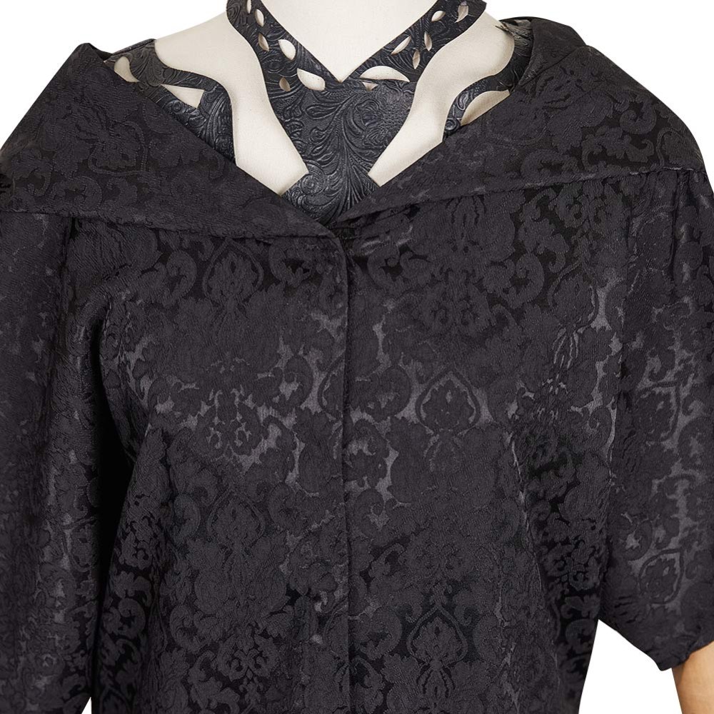 Agatha All Along (2024) Rio Vidal Death Women Black Dress Cosplay Costume Halloween Carnival Outfit