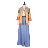 Agatha All Along (2024) Lilia Calderu Women Yellow Coat Cosplay Costume Halloween Carnival Outfit