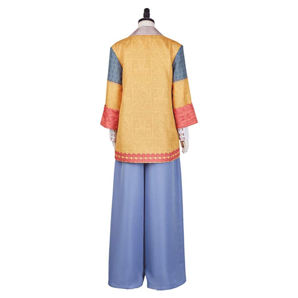 Agatha All Along (2024) Lilia Calderu Women Yellow Coat Cosplay Costume Halloween Carnival Outfit