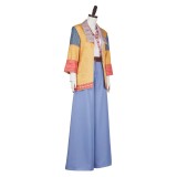 Agatha All Along (2024) Lilia Calderu Women Yellow Coat Cosplay Costume Halloween Carnival Outfit
