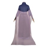 Agatha All Along (2024) Agatha Harkness Ghost Purple Dress Cosplay Costume Halloween Carnival Outfit