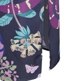 Agatha All Alone(2024) Agatha Harkness Printed Robe Cosplay Costume Halloween Carnival Outfit