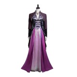 Agatha: Darkhold Diaries Agatha Harkness Women Purple Dress Cosplay Costume Halloween Carnival