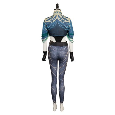Agatha: All Along (2024) Rio Vidal Women Green Cosplay Costume Halloween Carnival Outfit