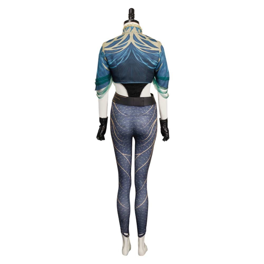 Agatha: All Along (2024) Rio Vidal Women Green Cosplay Costume Halloween Carnival Outfit