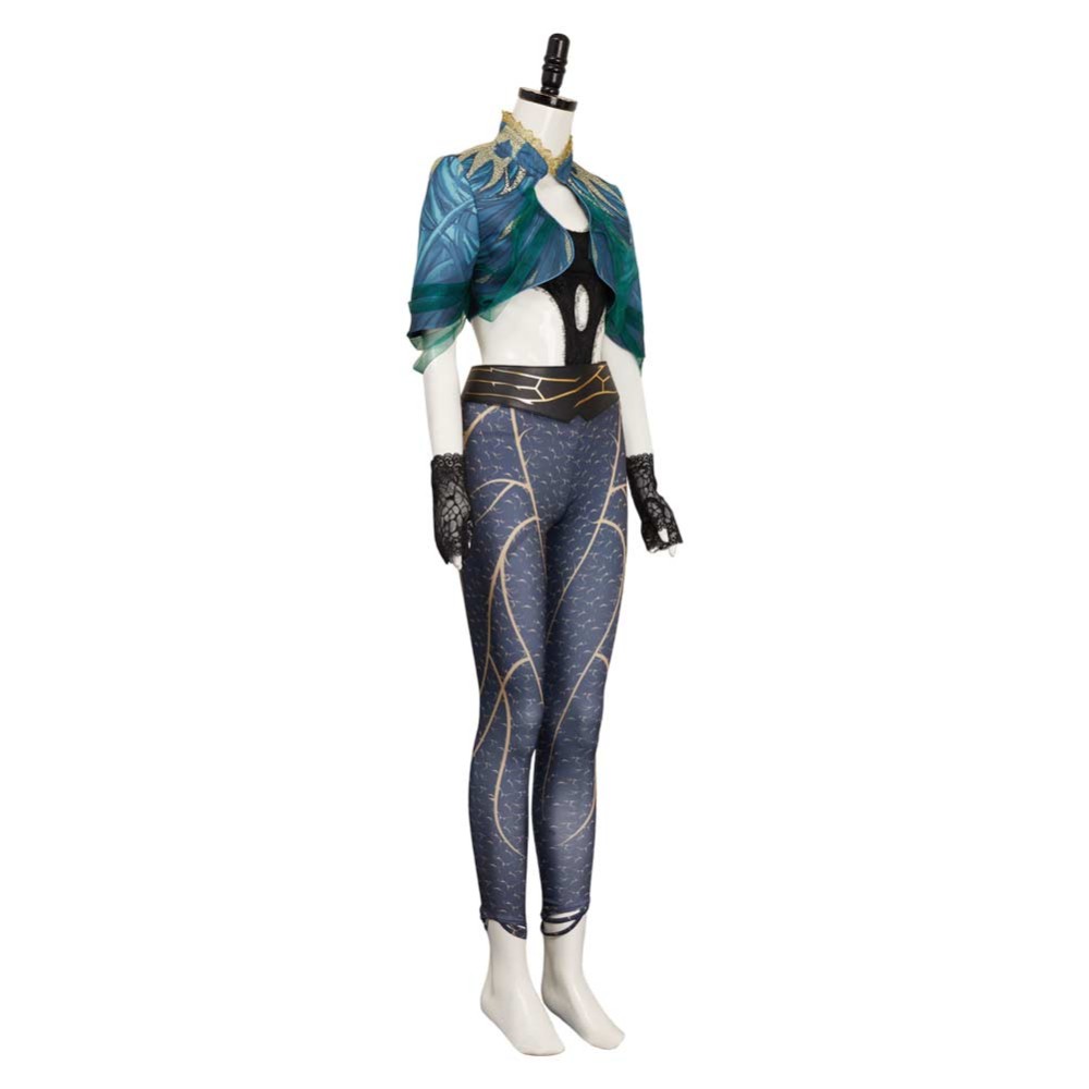 Agatha: All Along (2024) Rio Vidal Women Green Cosplay Costume Halloween Carnival Outfit