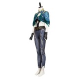 Agatha: All Along (2024) Rio Vidal Women Green Cosplay Costume Halloween Carnival Outfit