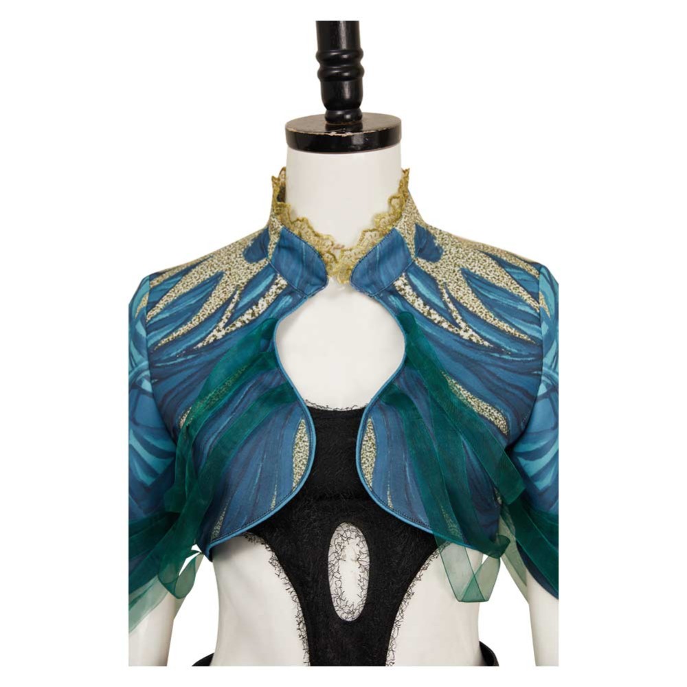 Agatha: All Along (2024) Rio Vidal Women Green Cosplay Costume Halloween Carnival Outfit