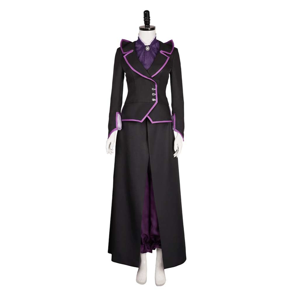 Agatha: All Alone Agatha Harkness Women Witch Dress Cosplay Costume Halloween Carnival Outfit
