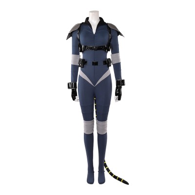 Absolute Catwoman Selina Kyle Women Black Jumpsuit Cosplay Costume Halloween Carnival Outfit