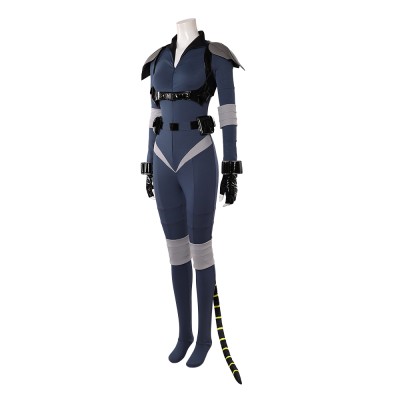 Absolute Catwoman Selina Kyle Women Black Jumpsuit Cosplay Costume Halloween Carnival Outfit
