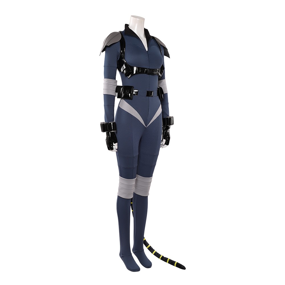 Absolute Catwoman Selina Kyle Women Black Jumpsuit Cosplay Costume Halloween Carnival Outfit