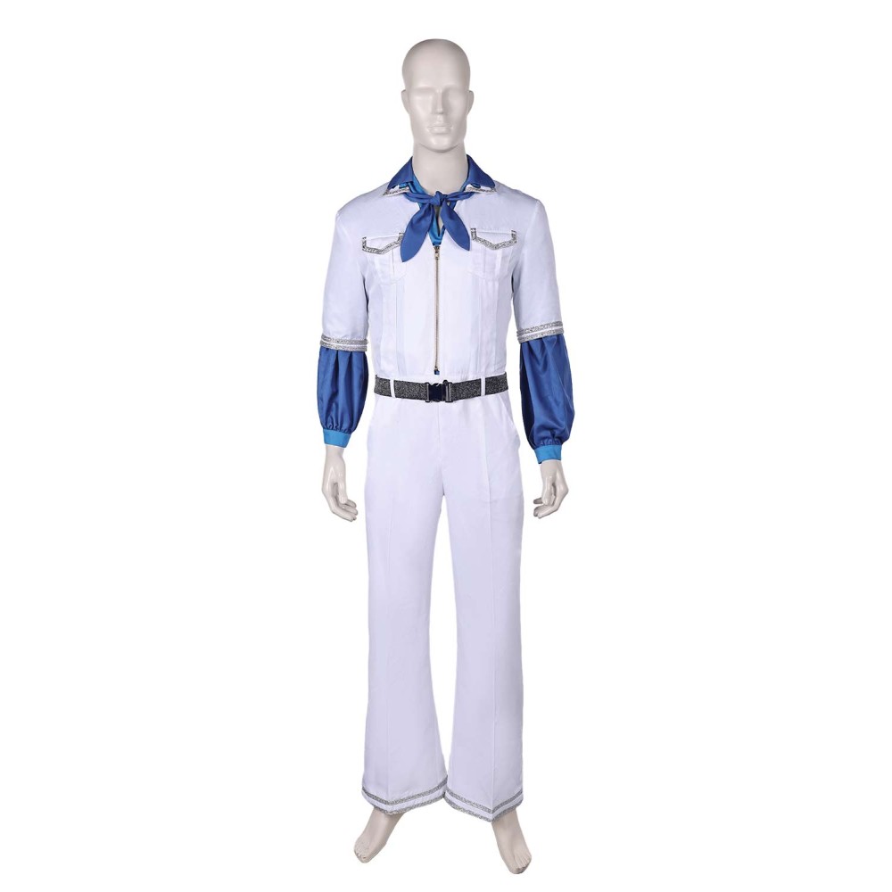 ABBA Retro 1970S Benny Anderson Jumpsuit Suit Cosplay Costume Halloween Carnival Outfit