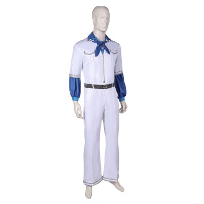 ABBA Retro 1970S Benny Anderson Jumpsuit Suit Cosplay Costume Halloween Carnival Outfit