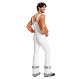 ABBA Bjorn Ulvaeus Retro 70S Overalls Set Suit Cosplay Costume Halloween Carnival Outfit