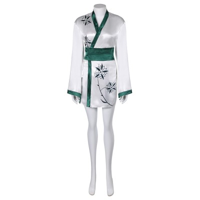 ABBA Anni-Frid Synni Lyngstad Retro 70S Women Short Robe Suit Cosplay Costume Halloween Carnival Outfit