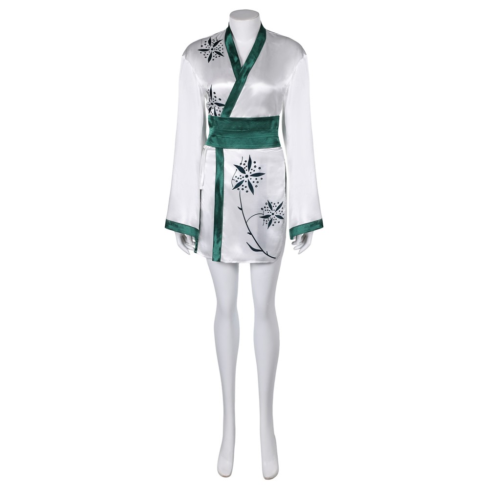 ABBA Anni-Frid Synni Lyngstad Retro 70S Women Short Robe Suit Cosplay Costume Halloween Carnival Outfit