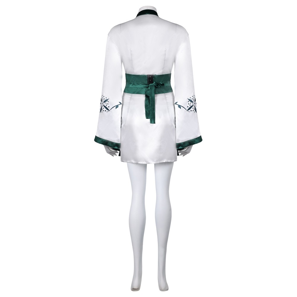 ABBA Anni-Frid Synni Lyngstad Retro 70S Women Short Robe Suit Cosplay Costume Halloween Carnival Outfit