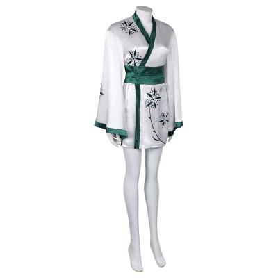 ABBA Anni-Frid Synni Lyngstad Retro 70S Women Short Robe Suit Cosplay Costume Halloween Carnival Outfit