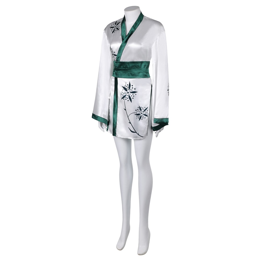 ABBA Anni-Frid Synni Lyngstad Retro 70S Women Short Robe Suit Cosplay Costume Halloween Carnival Outfit