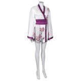 ABBA Agnetha Faltskong Retro 70S Women Short Robe Suit Cosplay Costume Halloween Carnival Outfit