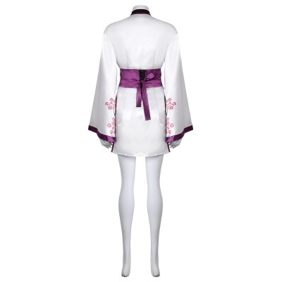 ABBA Agnetha Faltskong Retro 70S Women Short Robe Suit Cosplay Costume Halloween Carnival Outfit