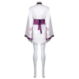 ABBA Agnetha Faltskong Retro 70S Women Short Robe Suit Cosplay Costume Halloween Carnival Outfit