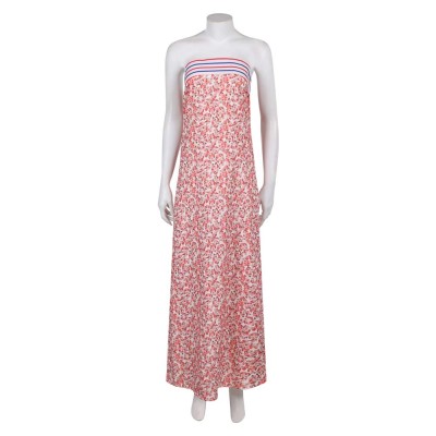 ABBA Anni-Frid Synni Lyngstad Pink Robe Dress Party Cosplay Costume Halloween Carnival Outfit
